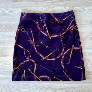 Talbots Skirt Purple Womens Size 6 Skirt